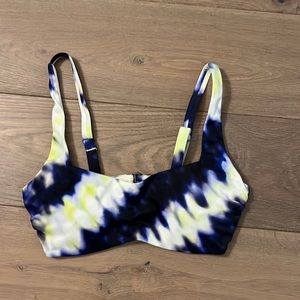 Athleta Tie Dye Bikini Top 34D/DD